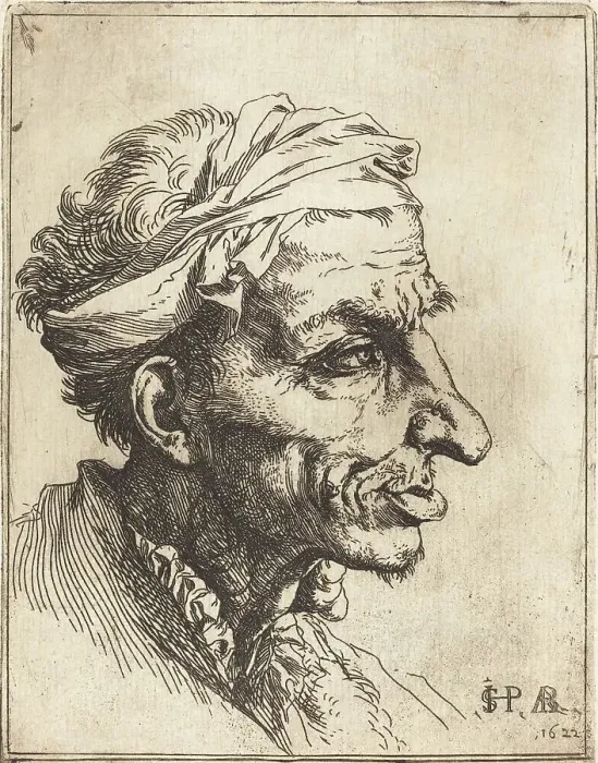 Framed Print : Small Grotesque Head, 1622. Creator: Jusepe de Ribera Framed Print : Small Grotesque Head, 1622. Creator: Jusepe de Ribera