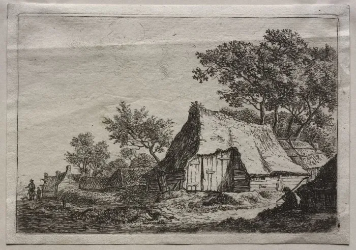 Framed Print : The small Hamlet. Creator: Anthonie Waterloo (Dutch, 1609 / 10-1690) Framed Print : The small Hamlet. Creator: Anthonie Waterloo (Dutch, 1609 / 10-1690)