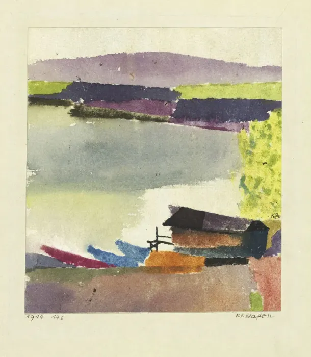 Framed Print : Small harbour (Kleiner Hafen), 1914. Artist: Klee, Paul (1879-1940) Framed Print : Small harbour (Kleiner Hafen), 1914. Artist: Klee, Paul (1879-1940)