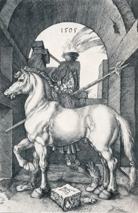 Framed Print : The Small Horse, 1505 (1906). Artist: Albrecht Durer Framed Print : The Small Horse, 1505 (1906). Artist: Albrecht Durer