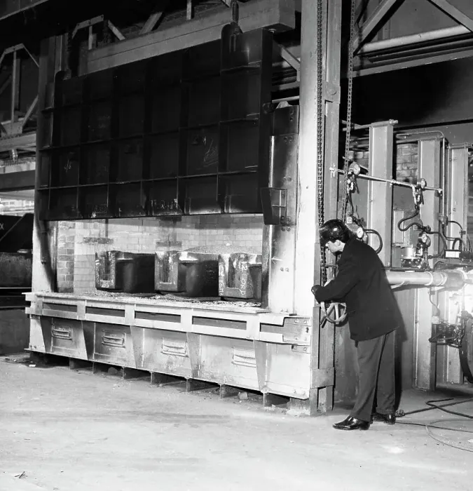 Framed Print : The small ingot furnace, Park Gate Iron & Steel Co, Rotherham, South Yorkshire, 1964 Framed Print : The small ingot furnace, Park Gate Iron & Steel Co, Rotherham, South Yorkshire, 1964