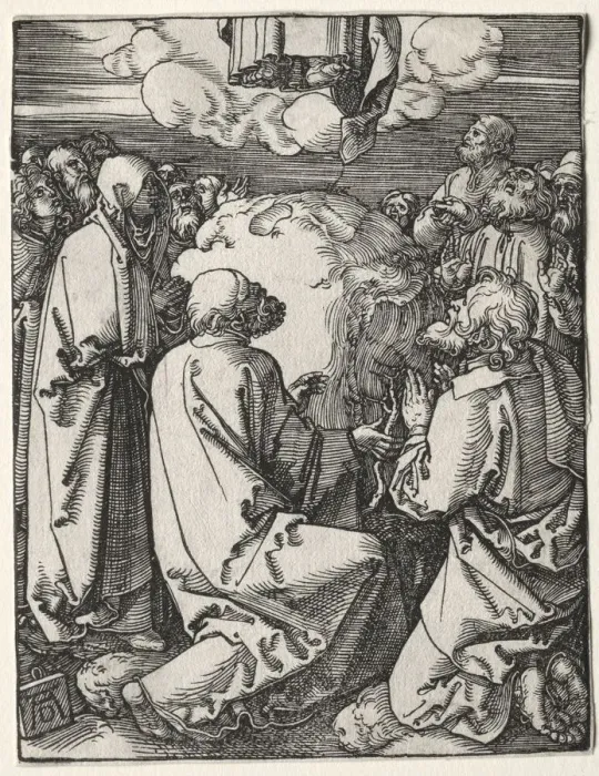 Framed Print : The Small Passion: The Ascension, 1509-1511. Creator: Albrecht Dürer (German, 1471-1528) Framed Print : The Small Passion: The Ascension, 1509-1511. Creator: Albrecht Dürer (German, 1471-1528)
