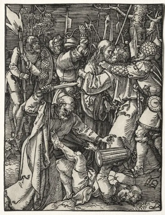 Framed Print : The Small Passion: The Betrayal of Christ. Creator: Albrecht Dürer (German, 1471-1528)
