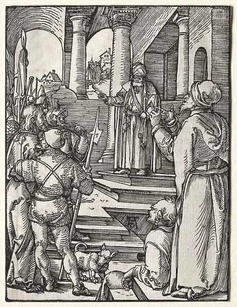 The Small Passion: Christ Before Pilate, c. 1509-1511. Creator: Albrecht Dürer (German