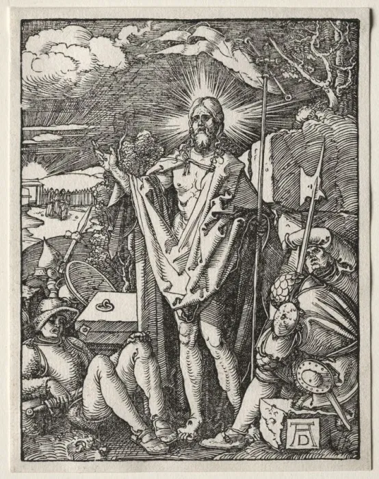 Framed Print : The Small Passion: The Resurrection, 1509-1511. Creator: Albrecht Dürer (German, 1471-1528) Framed Print : The Small Passion: The Resurrection, 1509-1511. Creator: Albrecht Dürer (German, 1471-1528)
