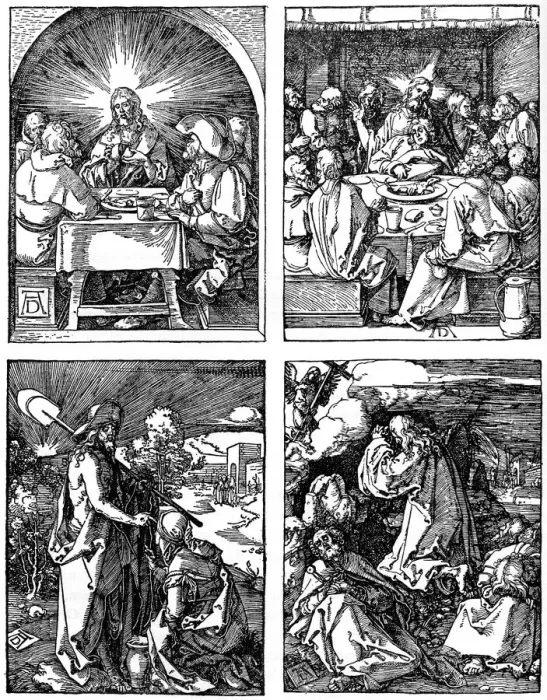 Framed Print : The Small Passion series, 1509-1511, (1936). Artist: Albrecht Durer Framed Print : The Small Passion series, 1509-1511, (1936). Artist: Albrecht Durer