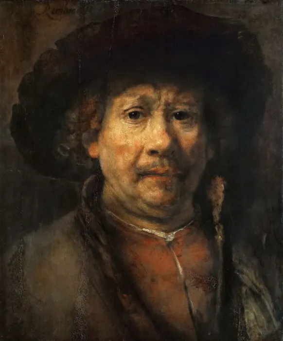 Framed Print : Small Self-Portrait, ca 1657