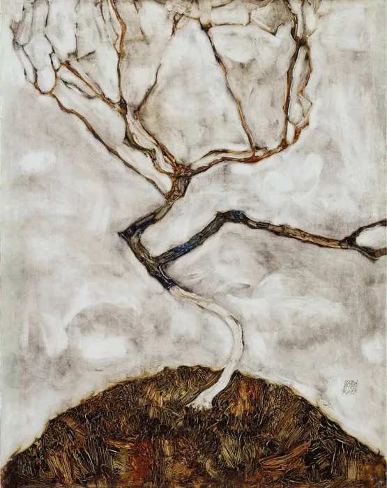 Framed Print : Small Tree in Late Autumn, 1911. Artist: Schiele, Egon (1890?1918) Framed Print : Small Tree in Late Autumn, 1911. Artist: Schiele, Egon (1890?1918)