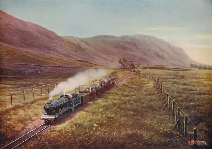 Framed Print : The Smallest Passenger Railway in the World. In Eskdale, Cumberland, 1926 Framed Print : The Smallest Passenger Railway in the World. In Eskdale, Cumberland, 1926