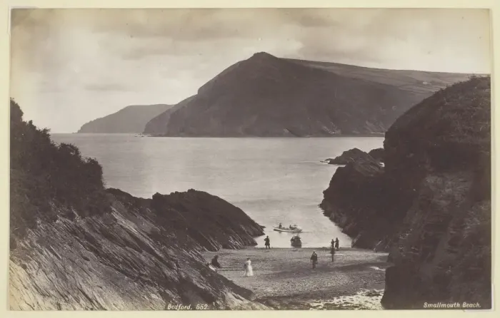 Framed Print : Smallmouth Beach, 1860 / 94. Creator: Francis Bedford Framed Print : Smallmouth Beach, 1860 / 94. Creator: Francis Bedford