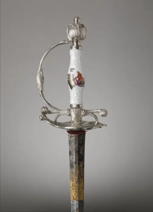 Framed Print : Smallsword, Dutch, Amsterdam, ca. 1750. Creator: Jan Nieuwland Framed Print : Smallsword, Dutch, Amsterdam, ca. 1750. Creator: Jan Nieuwland