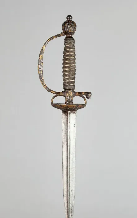 Framed Print : Smallsword, France, 1740 / 50. Creator: Unknown Framed Print : Smallsword, France, 1740 / 50. Creator: Unknown