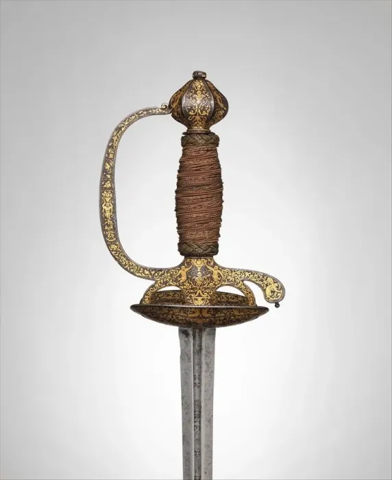 Framed Print : Smallsword, French, probably Paris, ca. 1650-60. Creator: Unknown Framed Print : Smallsword, French, probably Paris, ca. 1650-60. Creator: Unknown