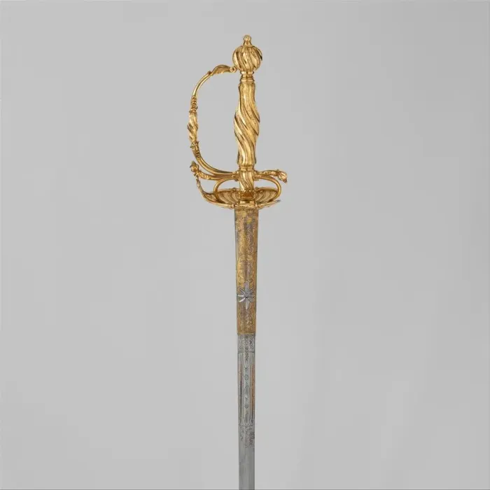 Framed Print : Smallsword, German or Dutch, ca. 1750-60. Creator: Unknown Framed Print : Smallsword, German or Dutch, ca. 1750-60. Creator: Unknown