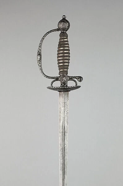 Smallsword with Portraits of Monarchs from the Bourbon Dynasty, France, c. 1770  /  80
