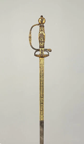 Smallsword Presented by the City of Paris to Commandant Ildefonse Fave, French