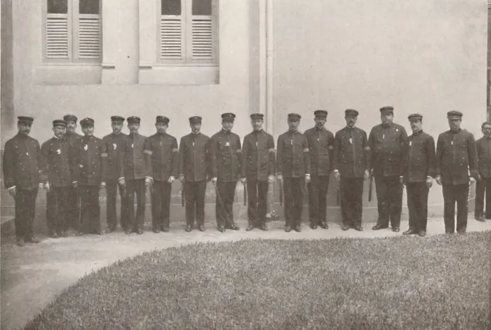 Framed Print : Some smart Rio Policemen, 1914 Framed Print : Some smart Rio Policemen, 1914