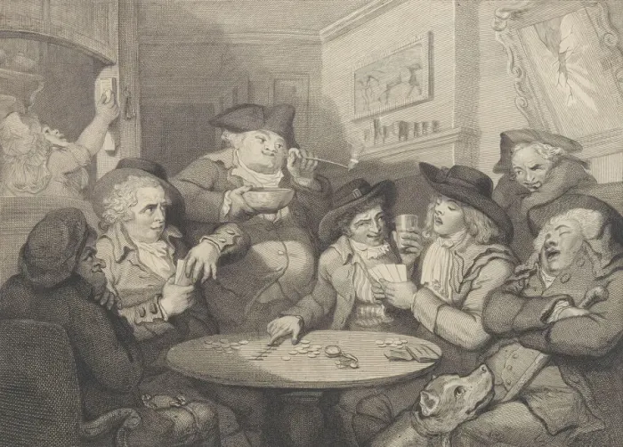 Framed Print : Smithfield Sharpers, or the Countryman Defrauded, April 10, 1787. Creator: John Keyse Sherwin