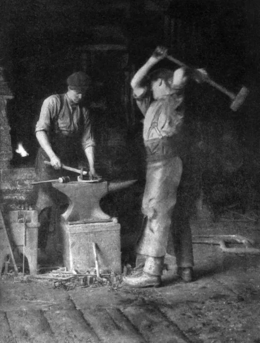 Framed Print : The Smithy, 1911-1912 Framed Print : The Smithy, 1911-1912