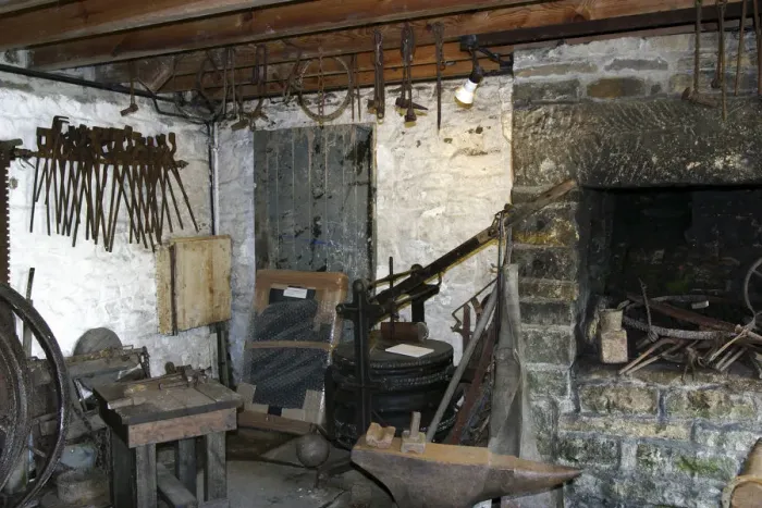 Framed Print : Smithy, North of England Lead Mining Museum, Killhope, Weardale, Durham