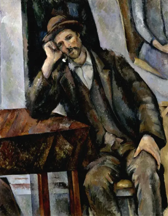 Framed Print : A Smoker, 1890-1892. Artist: Paul Cezanne Framed Print : A Smoker, 1890-1892. Artist: Paul Cezanne