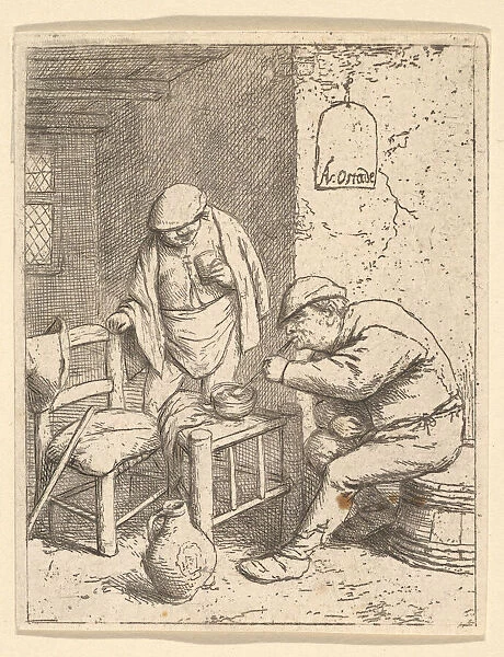 The Smoker and the Drinker, 1682 (?). Creator: Adriaen van Ostade