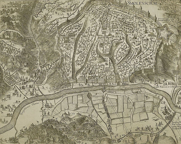 Smolensk and its surroundings, 1636