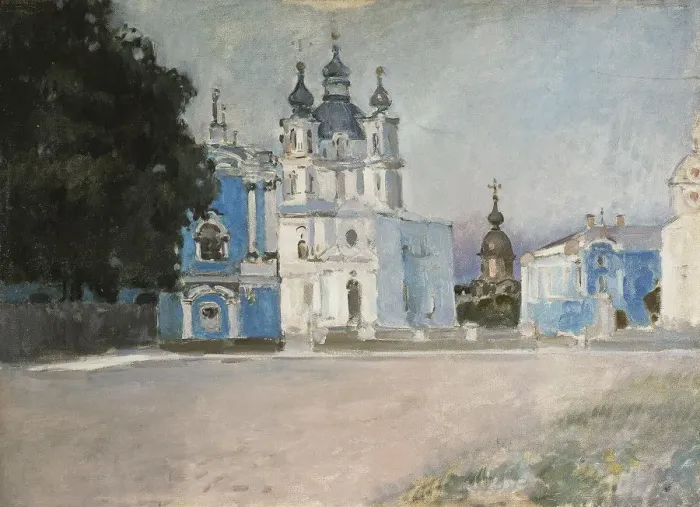 Framed Print : The Smolny Convent in Saint Petersburg, Early 20th cen Artist: Yaremich, Stepan Petrovich (1869-1938) Framed Print : The Smolny Convent in Saint Petersburg, Early 20th cen Artist: Yaremich, Stepan Petrovich (1869-1938)