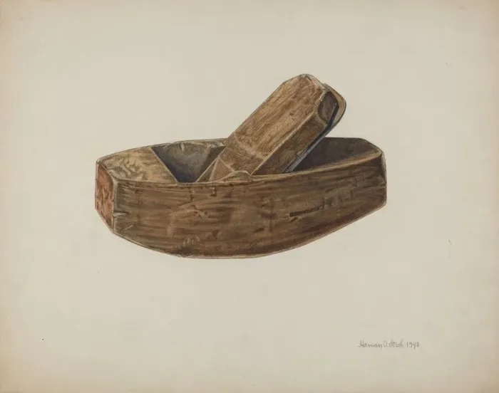 Framed Print : Smoothing Plane, 1940. Creator: Herman O. Stroh Framed Print : Smoothing Plane, 1940. Creator: Herman O. Stroh