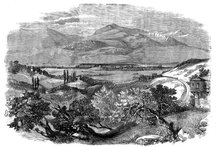 Framed Print : The Smyrna and Aïdin Railway, 1858. Creator: Unknown Framed Print : The Smyrna and Aïdin Railway, 1858. Creator: Unknown