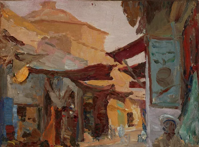 Framed Print : Smyrna (Bazaar), 1910. Creator: Jan Ciaglinski Framed Print : Smyrna (Bazaar), 1910. Creator: Jan Ciaglinski