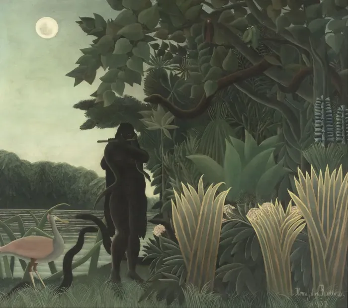 Framed Print : The Snake Charmer, 1907. Artist: Rousseau, Henri Julien Felix (1844-1910) Framed Print : The Snake Charmer, 1907. Artist: Rousseau, Henri Julien Felix (1844-1910)