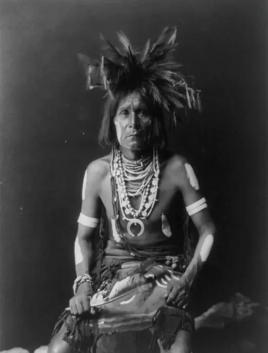 Framed Print : Snake priest, c1900. Creator: Edward Sheriff Curtis Framed Print : Snake priest, c1900. Creator: Edward Sheriff Curtis