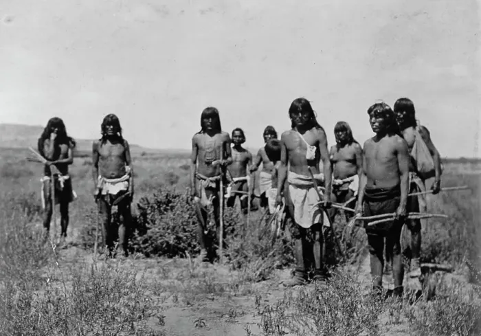 Framed Print : The snake priests-Hopi, c1907. Creator: Edward Sheriff Curtis Framed Print : The snake priests-Hopi, c1907. Creator: Edward Sheriff Curtis