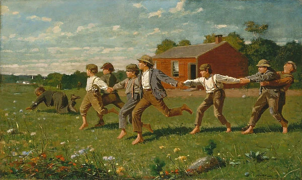 Snap the Whip, 1872. Creator: Winslow Homer