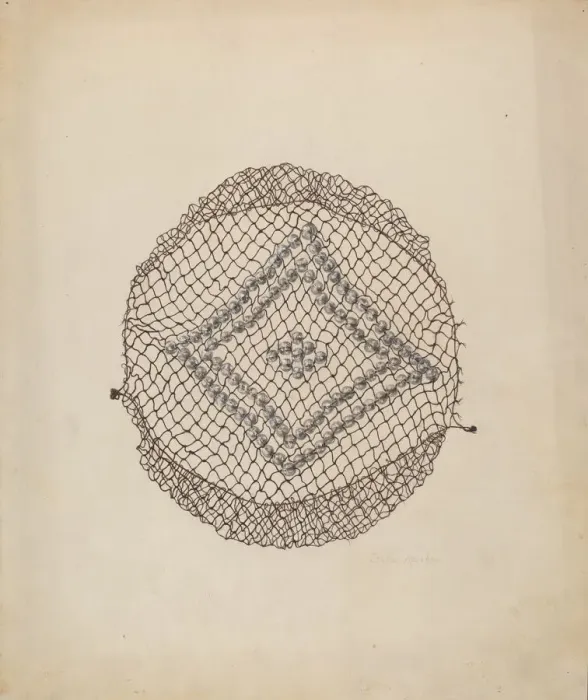 Framed Print : Snood, c. 1941. Creator: Stella Mosher Framed Print : Snood, c. 1941. Creator: Stella Mosher
