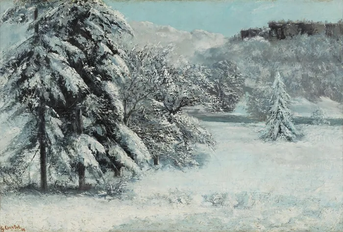 Framed Print : Snow, 1868. Creator: Courbet, Gustave (1819-1877) Framed Print : Snow, 1868. Creator: Courbet, Gustave (1819-1877)
