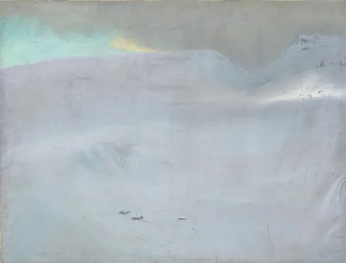 Framed Print : Snow, 1901. Creator: Christian Skredsvig Framed Print : Snow, 1901. Creator: Christian Skredsvig