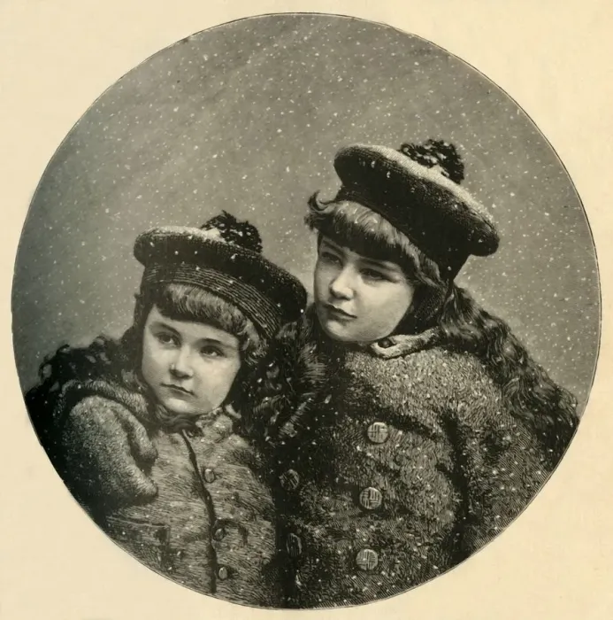 Framed Print : The Snow-Birds Christmas-Tree, 1883. Creator: Unknown Framed Print : The Snow-Birds Christmas-Tree, 1883. Creator: Unknown