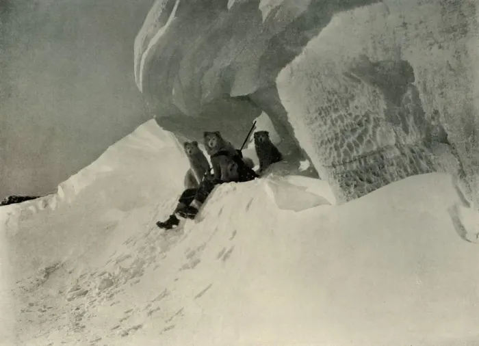 Framed Print : A Snow Cornice, c1908, (1909) Framed Print : A Snow Cornice, c1908, (1909)
