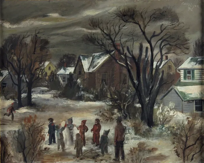 Framed Print : Snow Man, 1942. Creator: Carlos Lopez Framed Print : Snow Man, 1942. Creator: Carlos Lopez