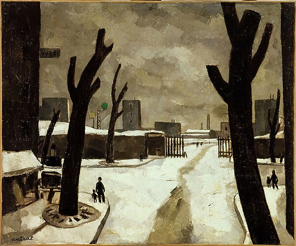 Snow (Porte de la Plaine), 1926, 1926. Creator: Louis Robert Antral