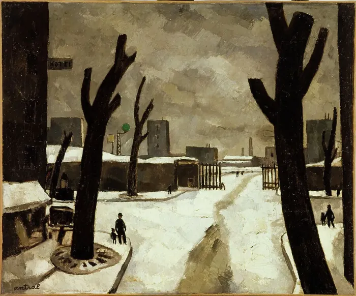 Framed Print : Snow (Porte de la Plaine), 1926, 1926. Creator: Louis Robert Antral Framed Print : Snow (Porte de la Plaine), 1926, 1926. Creator: Louis Robert Antral