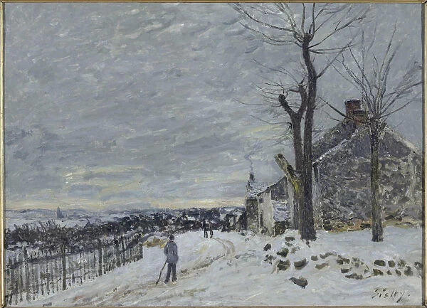 Snow at Veneux-Nadon, c. 1880
