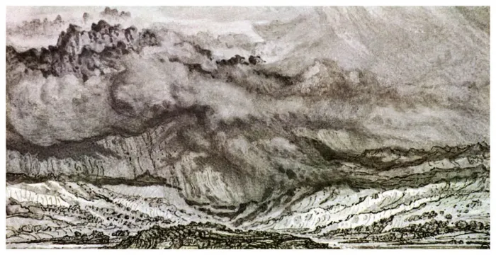 Framed Print : Snowdon, an Approaching Storm, 1853 (1956) Framed Print : Snowdon, an Approaching Storm, 1853 (1956)