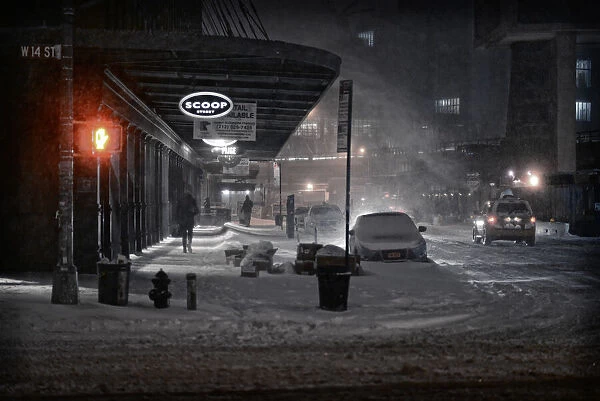 Snowny Night, NYC. Creator: Viet Chu