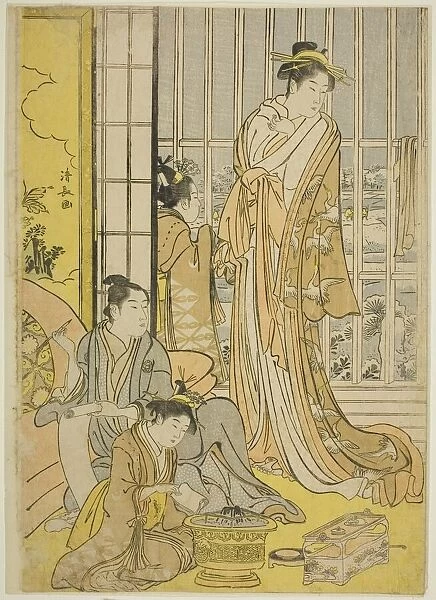 Snowy Morning in the Pleasure Quarters (Seiro yuki no ashita), c. 1789