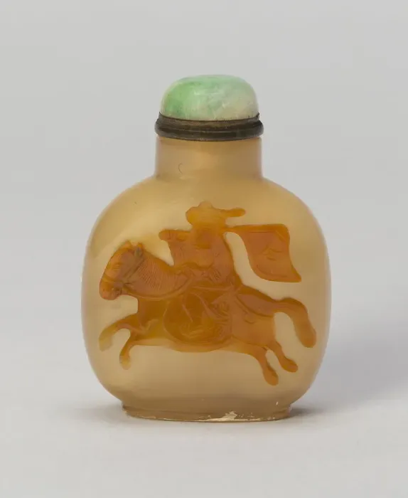 Framed Print : Snuff Bottle with Equestrian Bannerman with Flag, Qing dynasty (1644-1911), 1800-1900 Framed Print : Snuff Bottle with Equestrian Bannerman with Flag, Qing dynasty (1644-1911), 1800-1900