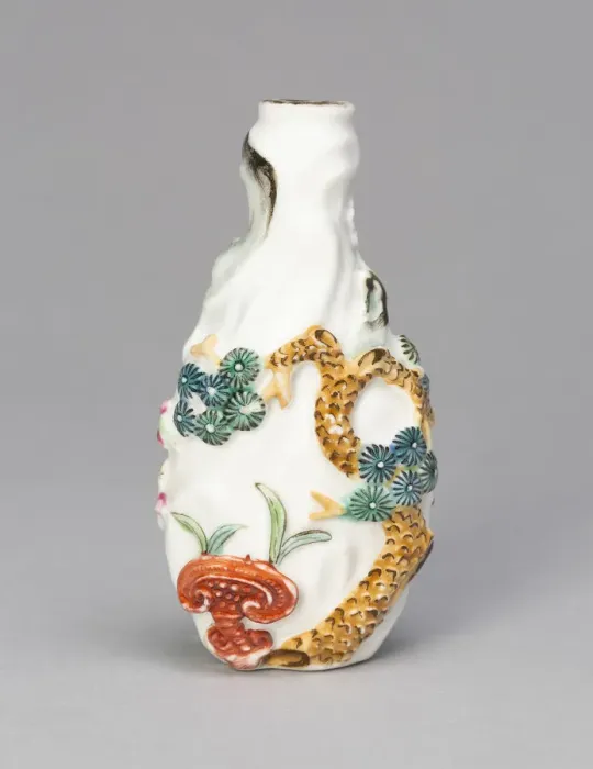 Framed Print : Snuff Bottle with Pine, Bamboo, Prunus, Lingzhi Mushuroom, and Bat, Qing dynasty Framed Print : Snuff Bottle with Pine, Bamboo, Prunus, Lingzhi Mushuroom, and Bat, Qing dynasty