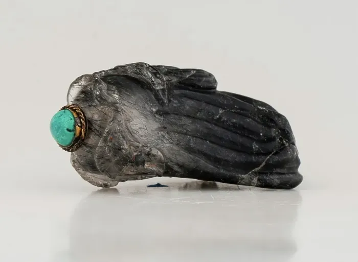 Framed Print : Snuff bottle in shape of hand-citron, late 19th century. Creator: Unknown Framed Print : Snuff bottle in shape of hand-citron, late 19th century. Creator: Unknown